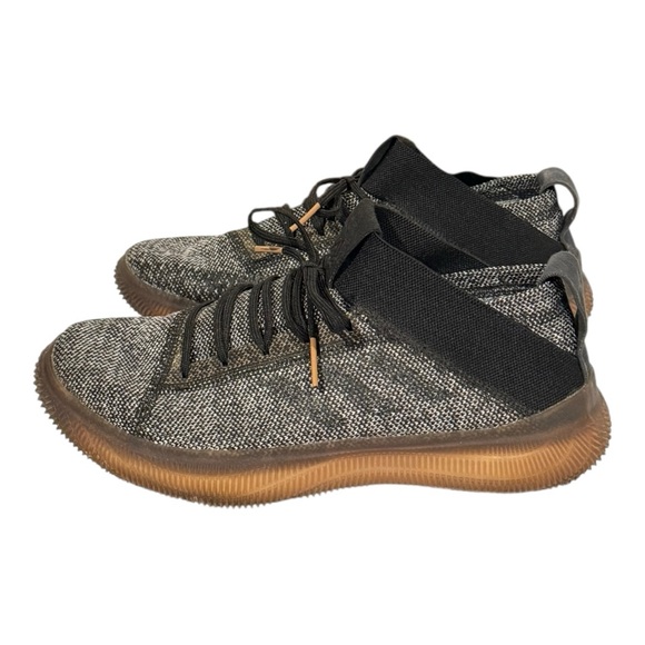 ADIDAS Pureboost Trainer Grey Gum Shoe Soles Size 8 M - Picture 5 of 8